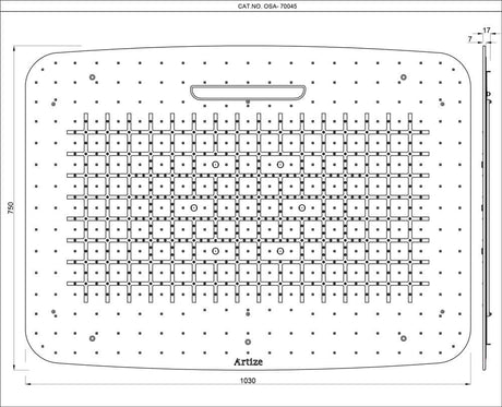 RAINJOY LUMOS SHOWER 1000X750MM RGB LED - ARTIZE FAUCET -  ( ACY - RAINJOY - 1000x750 mm - 30inchX0inch )