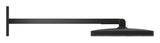 RAINSHOWER AQUA RECTANGULAR HEAD SHOWER SET 430 MM CEILING SHOWER ARM - GROHE -  ( PHANTOM BLACK - G5 - RAINSHOWER AQUA - 400x230 mm - 16inchX9.2inch )