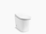 LEAP TM EWC ONE-PIECE ELONGATED F/M S-TRAP 305 SMART TOILET WITH DUAL FLUSH, HEATED SEAT, UV SELF-CLEANING WAND, WARM-AIR DRYER, AND AUTOMATIC LID WITH REMOTE CONTROL - KOHLER LUXURY -  ( WHITE - LUXURY - 0x0 mm - 0inchX0inch )