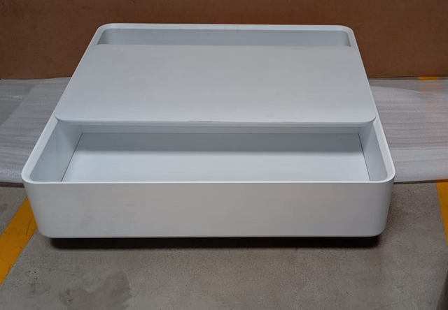 Hdf Center Table WHITE CENTER TABLE HDF W/ NANO COATING - FURNITURE - ( - BUENA CASA ...