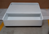WHITE CENTER TABLE HDF W/ NANO COATING - FURNITURE - ( - BUENA CASA - 902x902x254 mm - 36.08inchX36.08inchX10.16inch)
