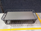 OUTDOOR CT2 RECTANGULAR COFFEE TABLE, AL FRAME WEAVED ROPE WITH WPCTOP - FURNITURE - ( - BUENA CASA - 1499x1511x356 mm - 59.96inchX60.44inchX14.24inch)