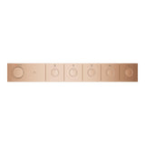 GROHTHERM AQUA TILES THERMOSTAT FOR CONCEALED INSTALLATION WITH 5 VALVES - GROHE - (BRUSHED WARM SUNSET - GROHE - 0x15 mm -  0inchX0.5inch)