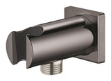 RAINSHOWER SHOWER OUTLET ELBOW 1/2 INCH WITH HOLDER - GROHE -  ( HARD GRAPHITE - G5 - RAINSHOWER - 0x15 mm - 0inchX0.5inch )