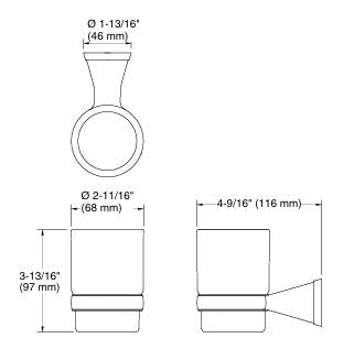TUMBLER HOLDER - KOHLER POPULAR -  ( FRENCH GOLD - POPULAR - 0x0 mm - 0inchx0inch )