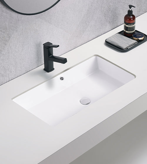 UNDER COUNTER WASH BASIN - AQUANT - ( WHITE - - 800x400 mm - 32inchX16inch )