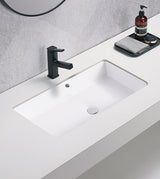UNDER COUNTER WASH BASIN - AQUANT - ( WHITE - - 800x400 mm - 32inchX16inch )
