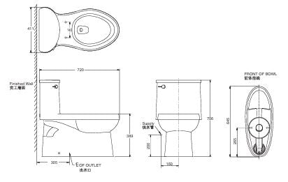 ADAIR 1 PC SKIRTED EWC 305 WITH S/CVR - KOHLER PREMIUM -  ( WHITE - PREMIUM - 0x0 mm - 0inchx0inch )