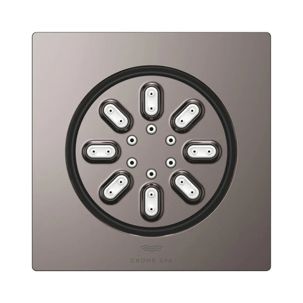 RAINSHOWER AQUA BODY SPRAY CUBE 2 SPRAY - GROHE -  ( HARD GRAPHITE - G5 - RAINSHOWER - 75x75 mm - 3inchX3inch )