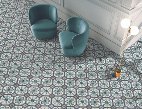 MURAL SILVER HL - DESIGNER TILES -  (  - 3RD FRD GLD & SILVR EDITN VITR.TILE - 300x300 mm - 12inchX12inch )