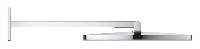 RAINSHOWER AQUA 360 ROUND HEAD SHOWER SET 430 MM CEILING SHOWER ARM, 2 SPRAYS - GROHE -  ( MOON WHITE/CHROME - G5 - RAINSHOWER AQUA - 0x360 mm - 0inchX14.4inch )