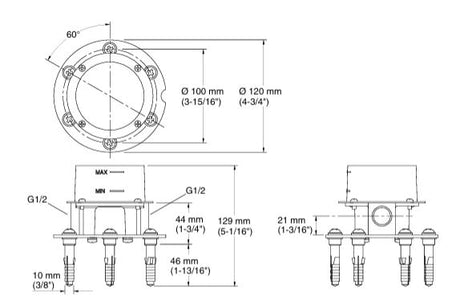 MOUNTING BASE FOR F/MOUNT BATH SWR - KOHLER LUXURY -  (  - LUXURY - 0x0 mm - 0inchX0inch )