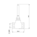 BODY ONLY FOR CONTI CONC.STOP COCK 20MM - JAQUAR FAUCETS - ( CHROME - ALLIED - 0x0 mm - 0inchX0inch )