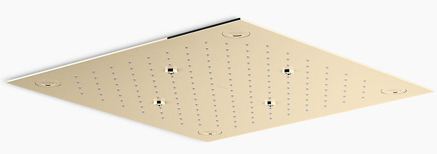 LOURE SQUARE MULTIFUNCTION RAINPANEL - KOHLER LUXURY -  ( VIBRANT FRENCH GOLD - LUXURY - 500x500 mm - 20inchX20inch )