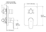 AT360 BATH & SHOWER TRIM+VALVE - KOHLER PREMIUM -  ( BRUSHED BRONZE - PREMIUM - 0x15 mm - 0inchX0.5inch )