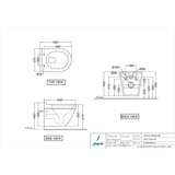 RIMLESS W/H WC W/UF/S.S/C W/BLIND INST.( BOLT DISTANCE 7INCH)- JAQUAR SWARE - ( GRM - - 0x0 mm - 0inchX0inch )