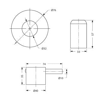 EXPOSED KIT FOR 15 & 20MM CSC - HINDWARE FAUCETS -  ( POLISHED CHROME - FLORA-NEO CLASSIC - 0x0 mm - 0inchx0inch )