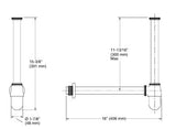 VIVE-PILLAR COCK - KOHLER POPULAR -  ( ROSE GOLD - POPULAR - 0x15 mm - 0.5inchX0.5inch )