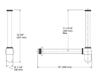 VIVE-PILLAR COCK - KOHLER POPULAR -  ( ROSE GOLD - POPULAR - 0x15 mm - 0.5inchX0.5inch )