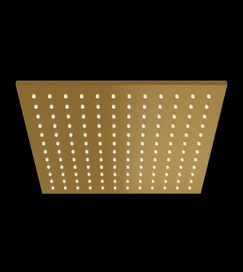 BRASS RAIN SHOWER - AQUANT - ( BRUSHED GOLD - - 250x250 mm - 10inchX10inch )
