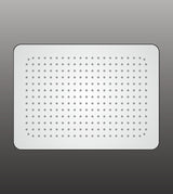 BRASS RAIN SHOWER RECTANGULAR - AQUANT -  ( CHROME -  - 340x220 mm - 14inchX9inch )