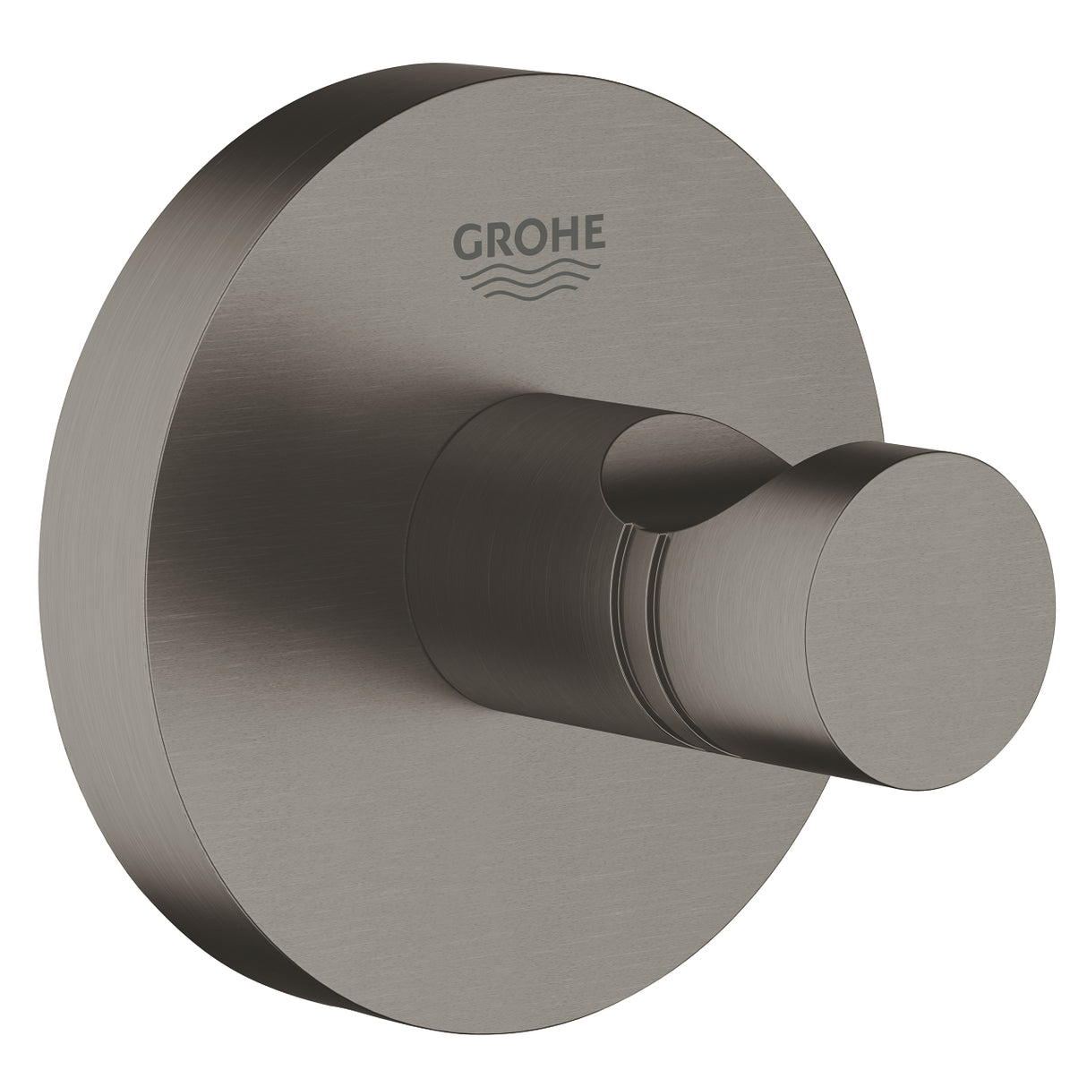 ESSENTIALS ROBE HOOK - GROHE -  ( BRUSHED HARD GRAPHITE - G5 - ESSENTIALS - 0x0 mm - 0inchX0inch )