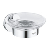 ESSENTIALS SOAP DISH W.HOLDER - GROHE -  ( CHROME - G3 - ESSENTIALS - 0x0 mm - 0inchX0inch )