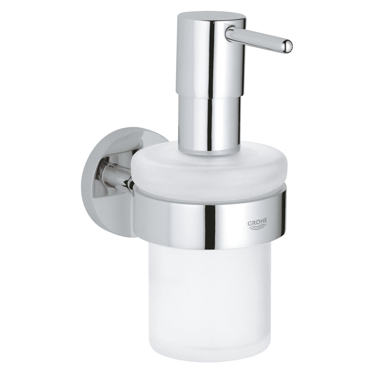ESSENTIALS SOAP DISPENSER WITH HOLDER - GROHE -  ( CHROME - G3 - ESSENTIALS - 0x0 mm - 0inchX0inch )