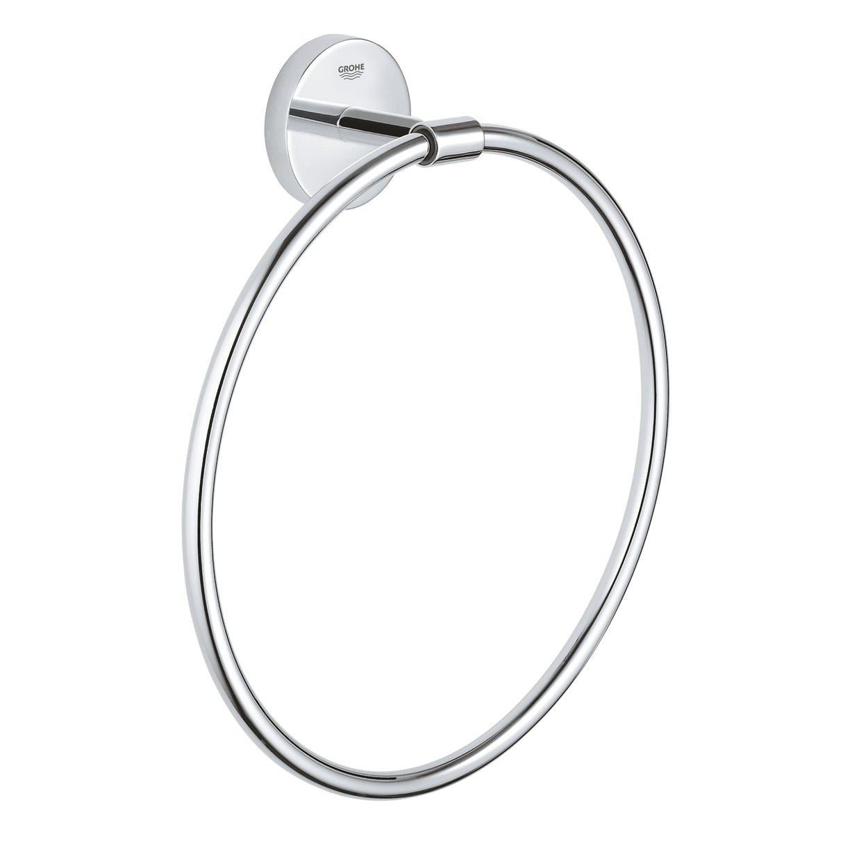 BAUCOSMOPOLITAN TOWEL RING - GROHE-G2 -  ( CHROME - G2 - BAUCOSMOPOLITAN - 0x15 mm - 0inchX0.6inch )