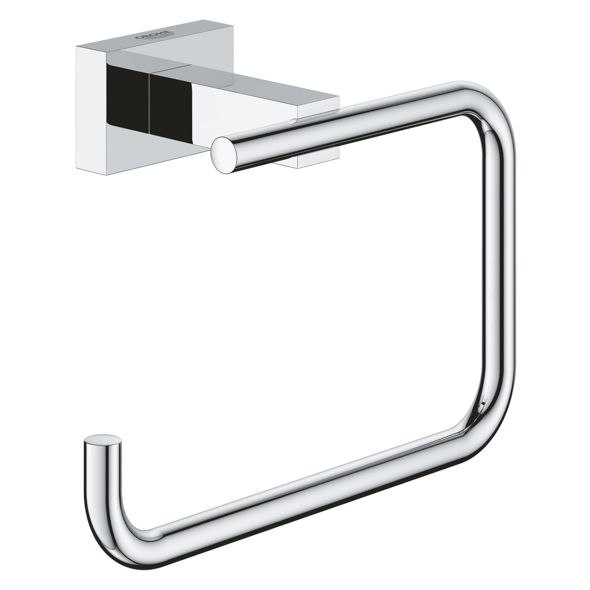 ESSENTIALS CUBE PAPER HOLDER WITHOUT COVER - GROHE -  ( CHROME - G3 - ESSENTIALS - 0x0 mm - 0inchX0inch )