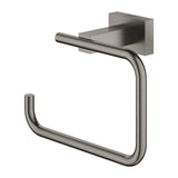 ESSENTIALS CUBE PAPER HOLDER WITHOUT COVER - GROHE -  ( BRUSHED HARD GRAPHITE - G5 - ESSENTIALS - 0x0 mm - 0inchX0inch )