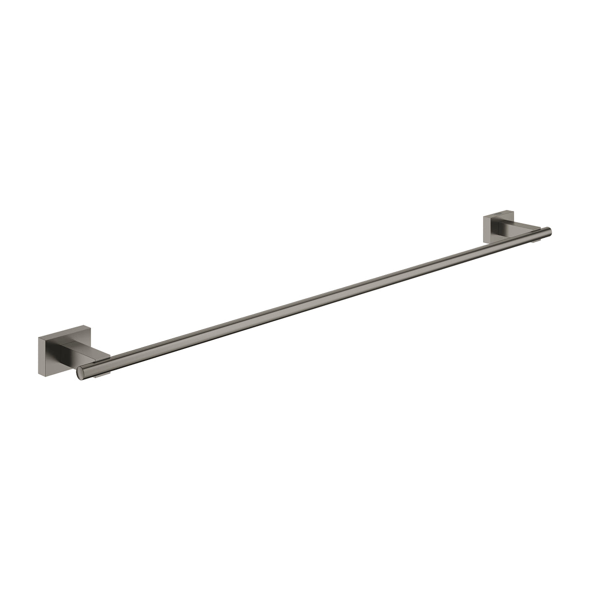 ESSENTIALS CUBE TOWEL RAIL 600 - GROHE -  ( BRUSHED HARD GRAPHITE - G5 - ESSENTIALS - 0x600 mm - 0inchX24inch )