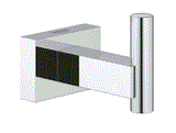 ESSENTIALS CUBE ROBE HOOK - GROHE -  ( CHROME - G3 - ESSENTIALS - 0x0 mm - 0inchX0inch )