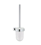 ESSENTIALS CUBE TOILET BRUSH SET - GROHE -  ( CHROME - G3 - ESSENTIALS - 0x0 mm - 0inchX0inch )