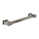 ESSENTIALS CUBE GRIP BAR 340MM - GROHE -  ( BRUSHED HARD GRAPHITE - G5 - ESSENTIALS - 0x0 mm - 0inchX0inch )