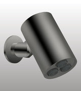 BRASS HYDRO SPOT WALL MOUNTED SHOWER WITH VELVET FLOW - AQUANT -  ( GRAPHITE GREY -  - 80x0 mm - 3.2inchX0inch )