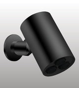 BRASS HYDRO SPOT WALL MOUNTED SHOWER WITH VELVET FLOW - AQUANT -  ( MATT BLACK -  - 80x0 mm - 3.2inchX0inch )