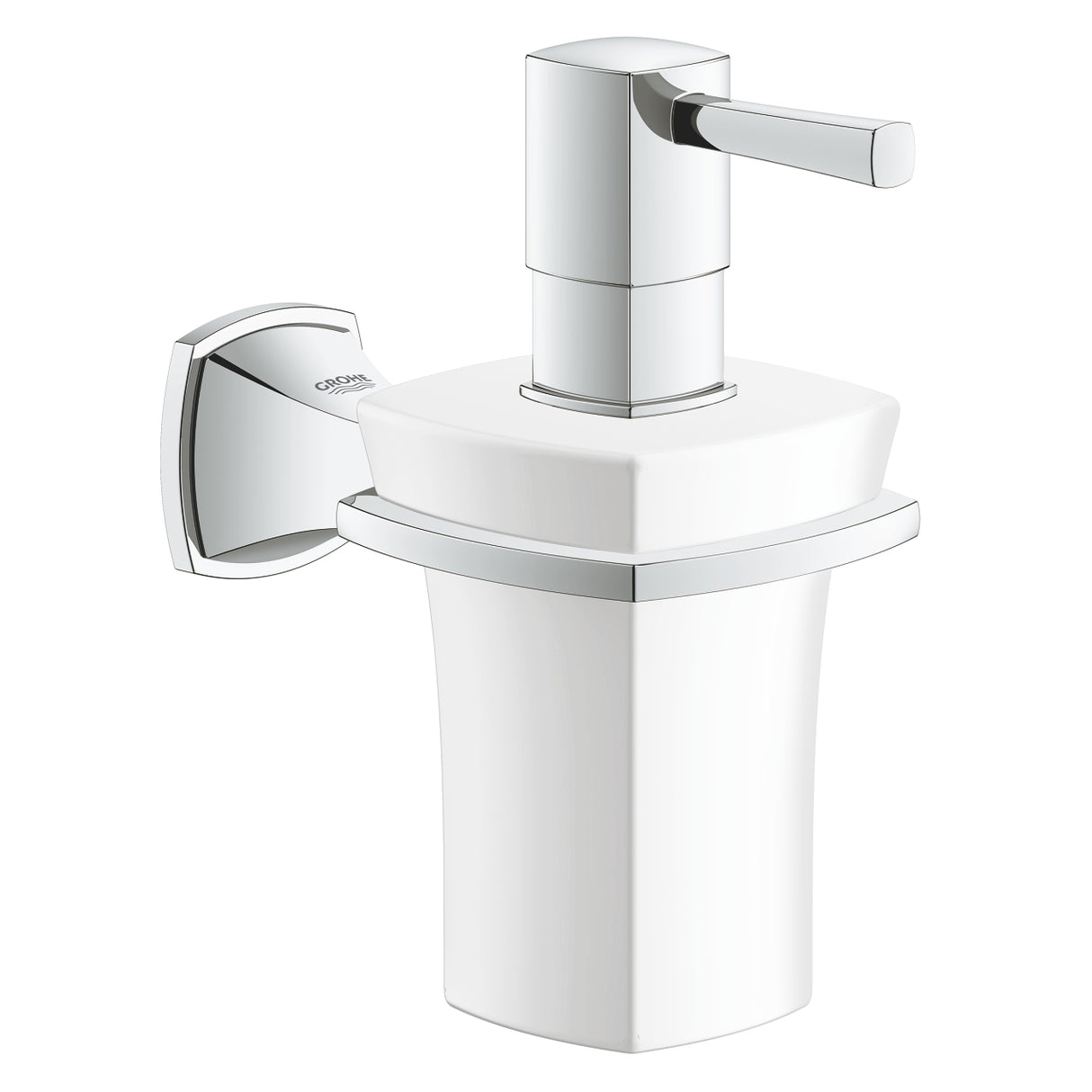 GRANDERA SOAP DISPENSER +HOLDER - GROHE -  ( CHROME - G5 - GRANDERA - 0x0 mm - 0inchX0inch )