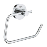 ESSENTIALS TOILET PAPER HOLDER WITHOUT COVER - GROHE -  ( CHROME - G3 - ESSENTIALS - 0x0 mm - 0inchX0inch )