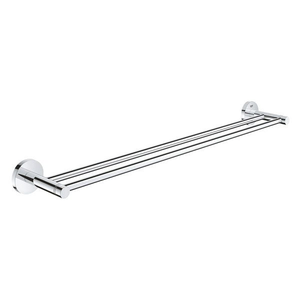 ESSENTIALS DOUBLE TOWEL BAR 600MM - GROHE -  ( CHROME - G3 - ESSENTIALS - 0x0 mm - 0inchX0inch )