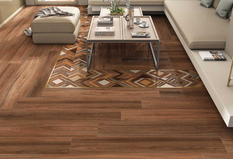 PINE WOOD OCRE - COLORTILE -  (  - GRANITO - 1200x195 mm - 48inchX7.7inch )