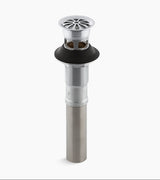 COMP.WASTECOUPLING F/T W/O OVERFLOW HOLE - KOHLER POPULAR -  ( POLISHED CHROME - POPULAR - 0x32 mm - 0inchX1.25inch )