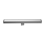 SHOWER CHANNEL DRAIN CENTRE HOLE - VIKING -  ( GOLD PVD BRUSHED - SS 304 - 600x100 mm - 24inchX4inch )