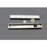 SHOWER CHANNEL DRAIN SIDE HOLE - VIKING -  ( SS 304 -  - 600x100 mm - 24inchX4inch )