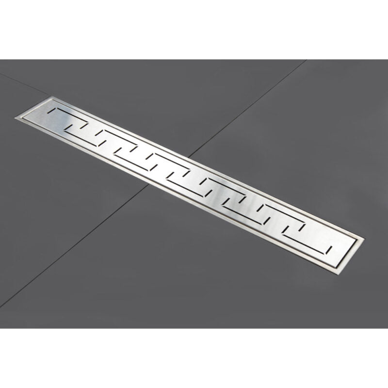 SHOWER CHANNEL DRAIN SIDE HOLE - VIKING -  ( SS 304 -  - 600x100 mm - 24inchX4inch )