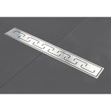 SHOWER CHANNEL DRAIN SIDE HOLE - VIKING -  ( SS 304 -  - 600x100 mm - 24inchX4inch )