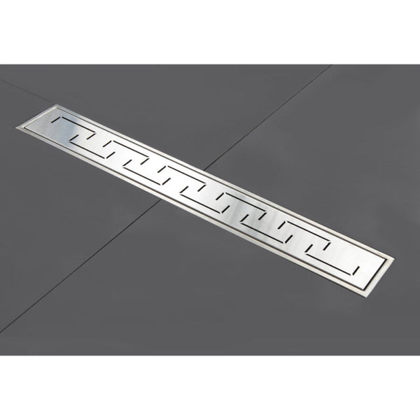 SHOWER CHANNEL DRAIN SIDE HOLE - VIKING -  ( SS 304 -  - 600x100 mm - 24inchX4inch )