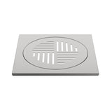 DRAIN COVER GRATE - VIKING -  ( ROSE GOLD BRUSHED - SS 304 - 0x200 mm - 0inchX8inch )