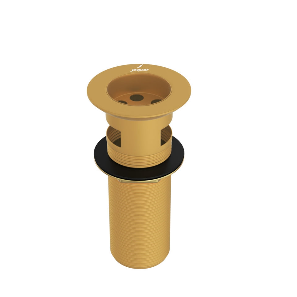 WASTE COUPLING H/T 130MM - JAQUAR FAUCETS - ( GOLD MATT PVD - - 125x32 mm - 5inchX1.28inch )