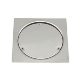 SS MAINTAINANCE SWEEP OUT DRAIN WITHOUT HOLE - VIKING -  ( BRUSHED - SS 304 - 0x125 mm - 0inchX5inch )